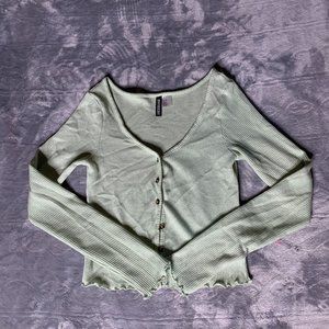 H&M Button up knitted top
